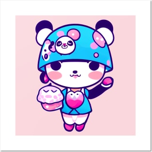 A CUTE KAWAI Panda Posters and Art